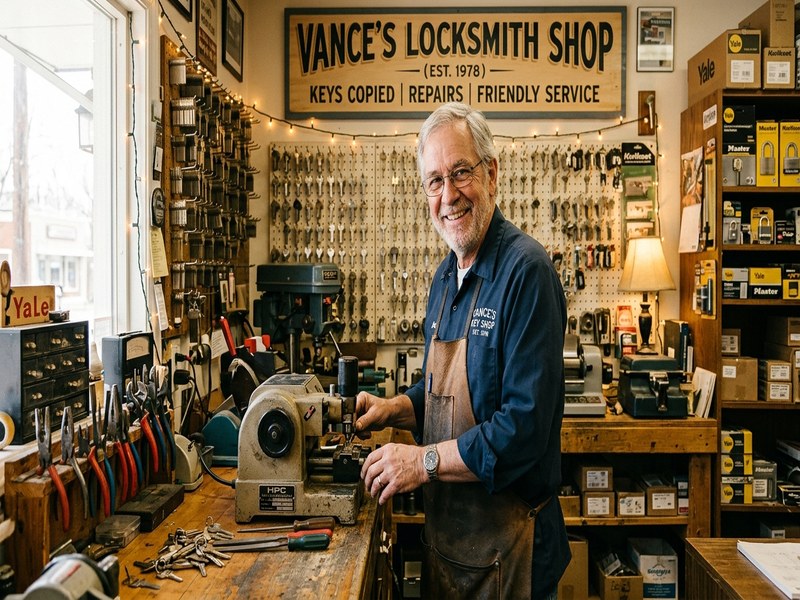 Comparison of local neighborhood locksmith versus national chain service